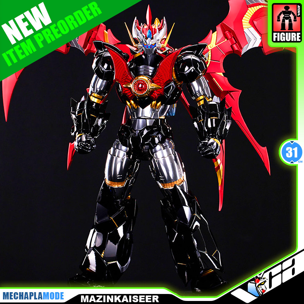 Blitzway Carbotix Super Robot Wars Mazinkaiser Chrome Plated Version 魔神凯撒 镀铬版 Premium Metal Build Structure Action Figure VCA Gundam Singapore