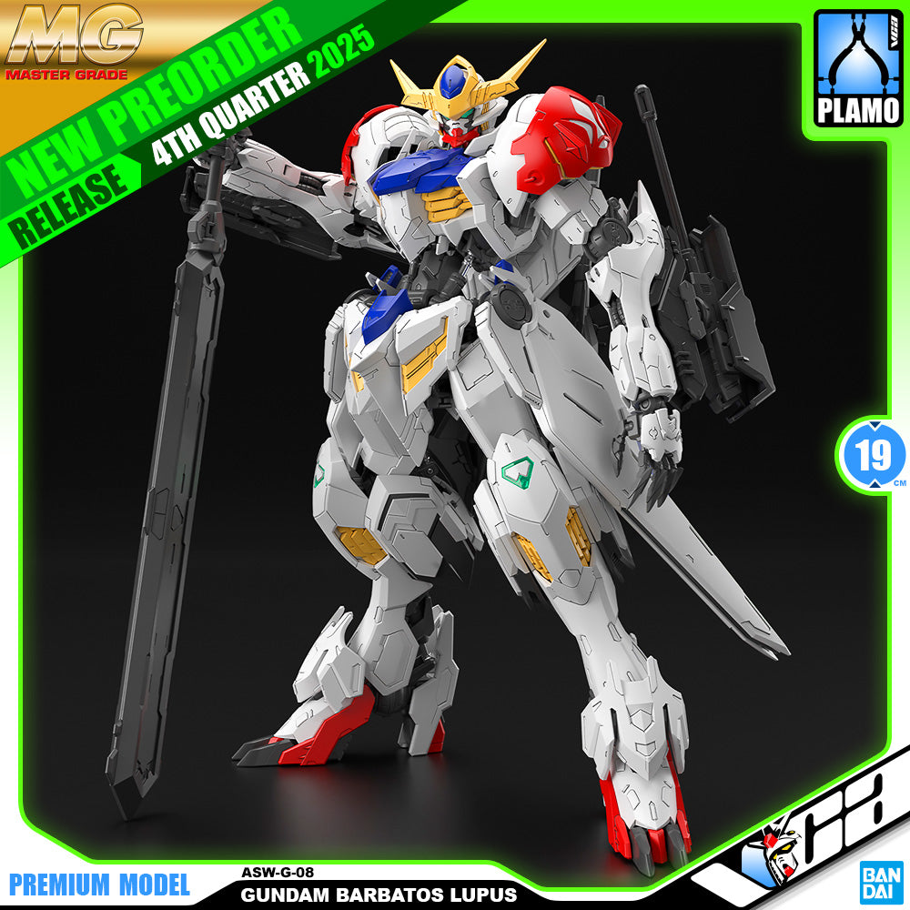 Bandai Gunpla Master Grade 1/100 MG Gundam Barbatos Lupus Plastic Model Action Figure Toy Kit VCA Singapore