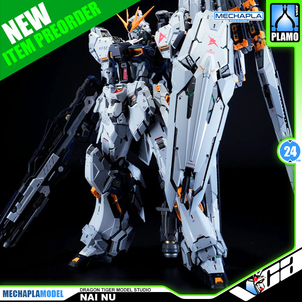 Dragon Tiger Model 龙虎模型 1/100 RX-93 Nai Nu 奶牛 GK Version Full Package Action Figure Mecha Model Toy Kit VCA Gundam