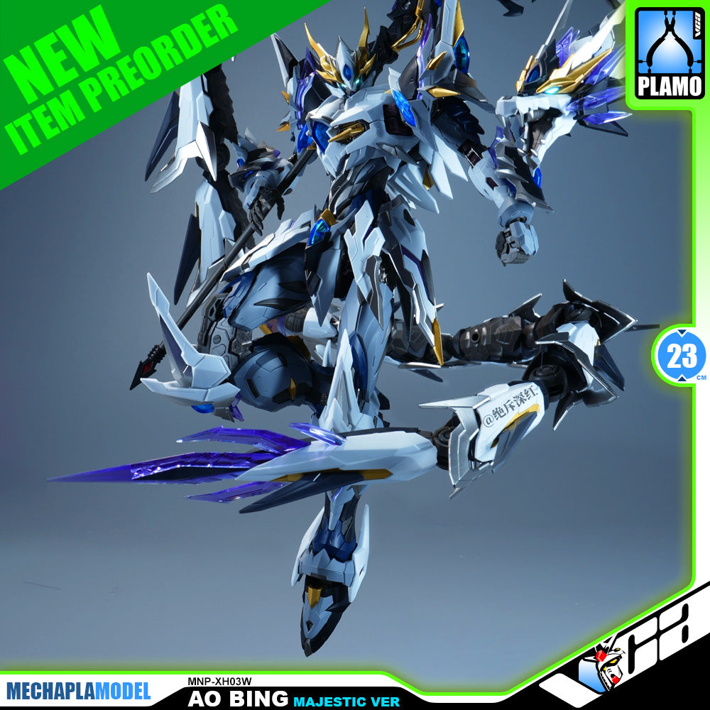Motor Nuclear 摩动核 MNP-XH03W Ao Bing 敖丙 Majestic Ver 威武色 Metal Build Structure Action Figure Toy Kit VCA Gundam Singapore