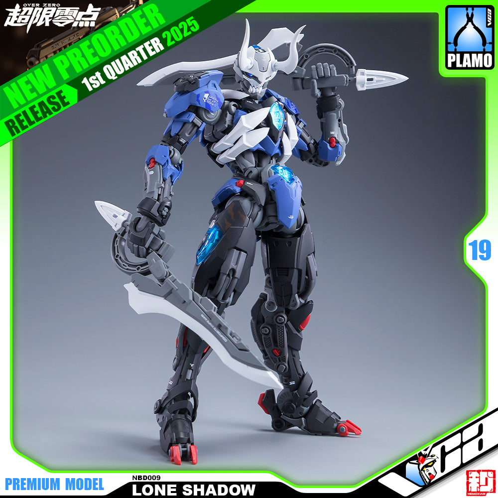 Hemoxian 超限零点 NBD009 Lone Shadow 孤影 Plastic Model Action Toy Kit VCA Gundam Singapore