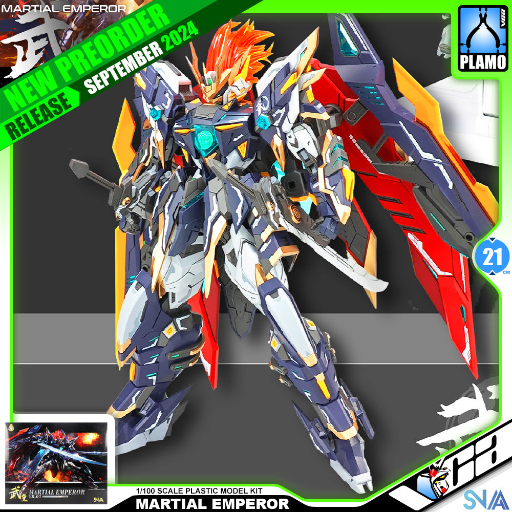 SNAA 模型 Master Grade 1/100 MG Martial Emperor 武皇 Plastic Model Action Toy Kit VCA Gundam Singapore