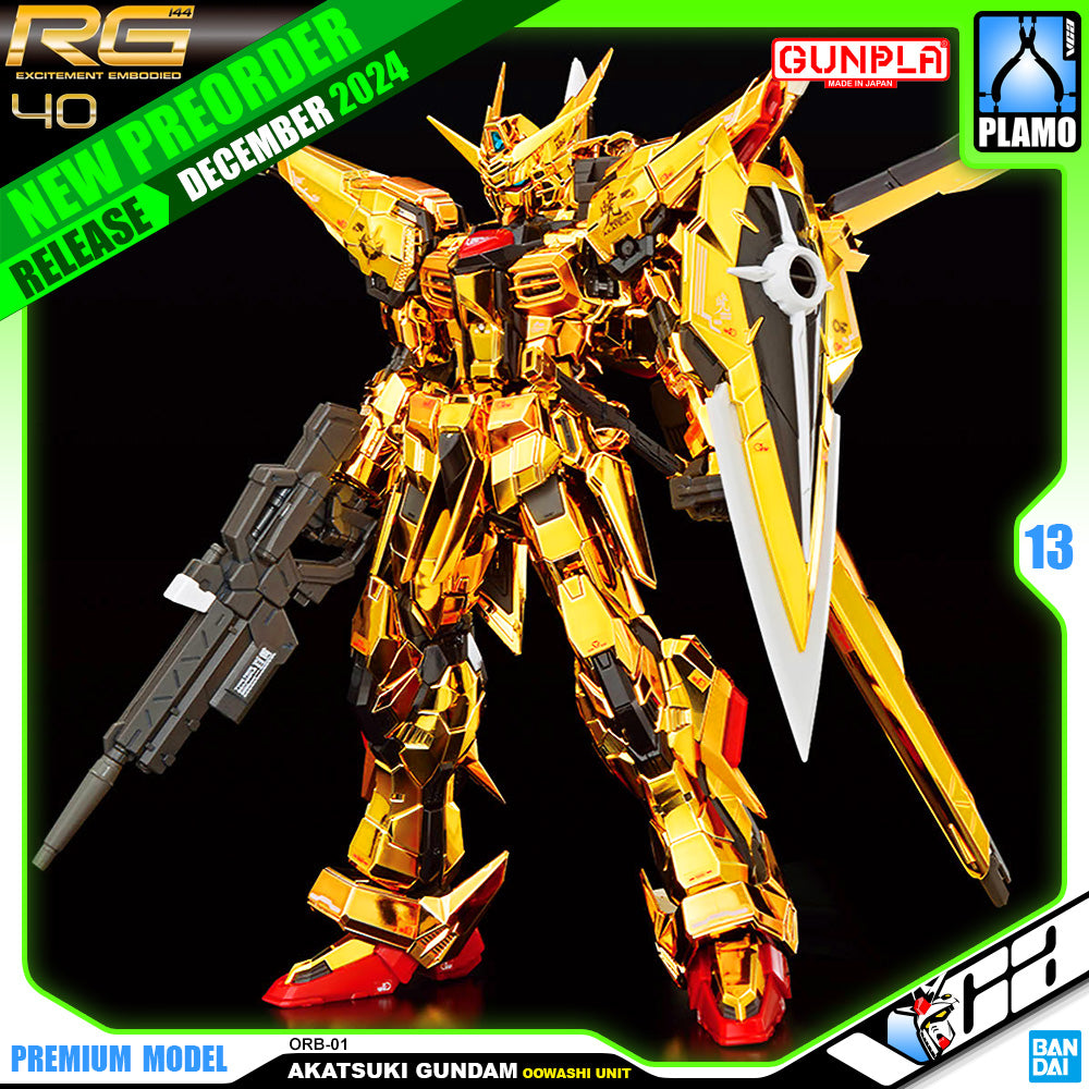 Bandai Gunpla Real Grade RG Akatsuki Gundam (Oowashi Unit) – VCA Gundam ...