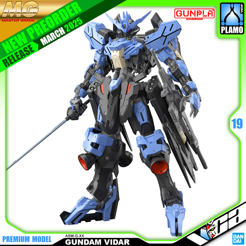 Bandai Gunpla Master Grade MG Gundam Vidar Plastic Model Action Figure Toy VCA Singapore