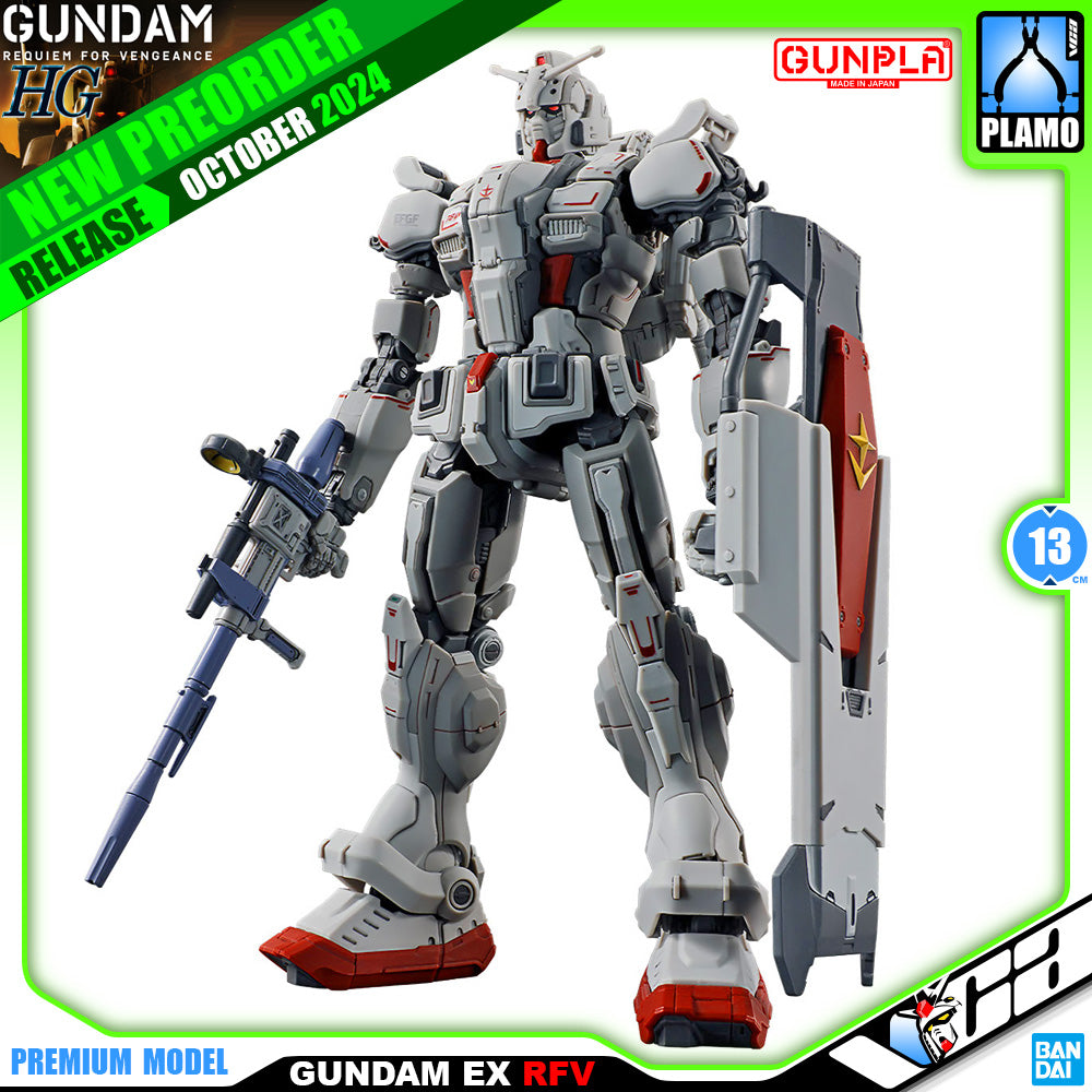 Bandai High Grade Requiem For Vengeance Gundam EX RFV Action Figure Toy Model Kit VCA Singapore