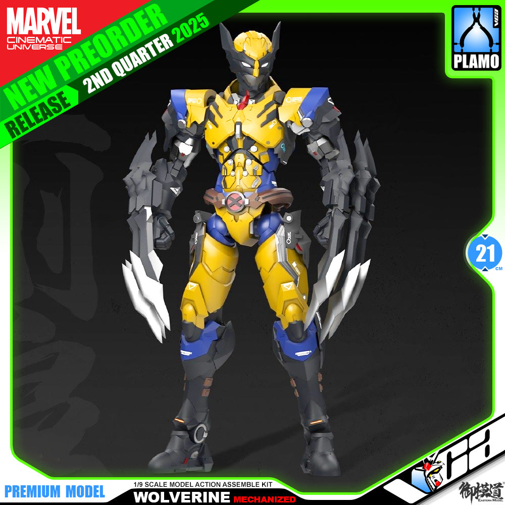 Morstorm Marvel Studio 1/9 Wolverine Mechanized Action Figure Toy Kit VCA Gundam Singapore