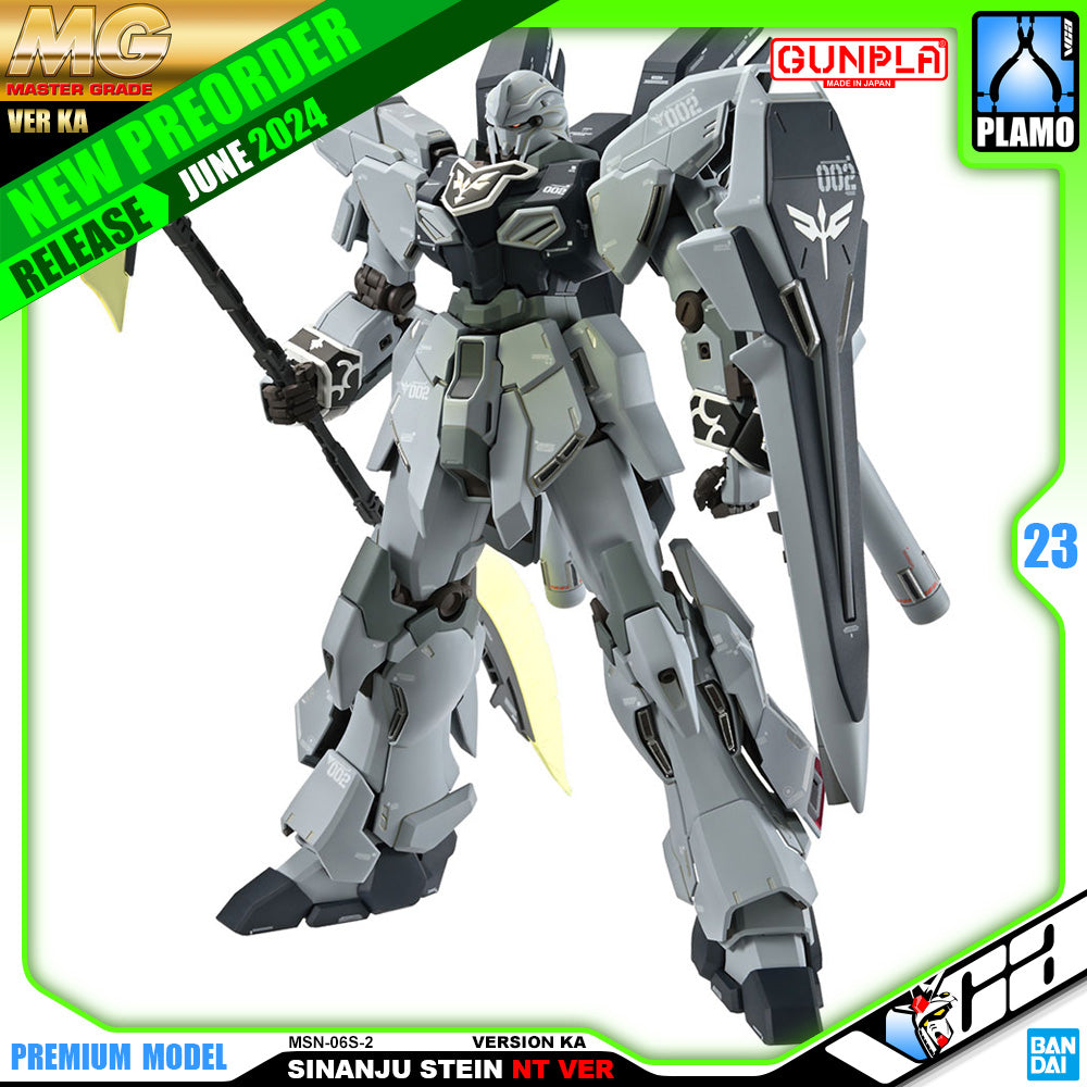 Bandai Gunpla Master Grade MG Sinanju Stein NT Ver Ka Plastic Model Action Toy VCA Gundam Singapore