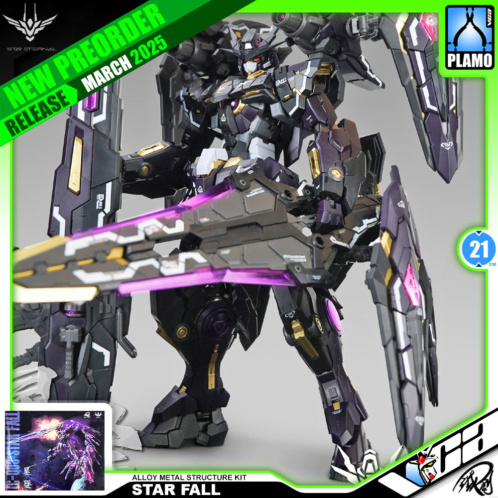 Iron Toy 铁创模型 Star Fall 星坠 Metal Build Structure Master Grade MG Action Figure Toy Kit VCA Gundam Singapore