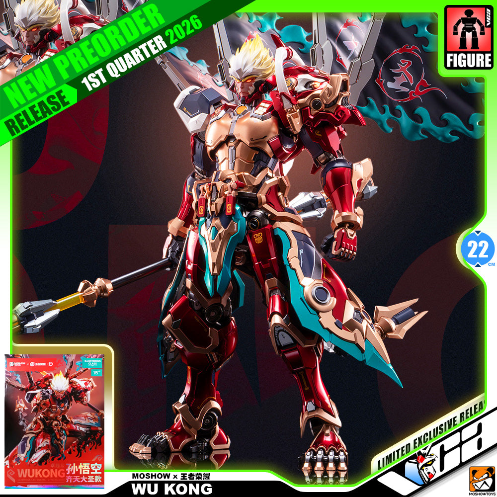 Moshow 模寿 x 王者荣耀 卓越级·孙悟空·齐天大圣 Wu Kong Metal Build Structure Premium Action Figure Model Toy VCA Gundam Singapore
