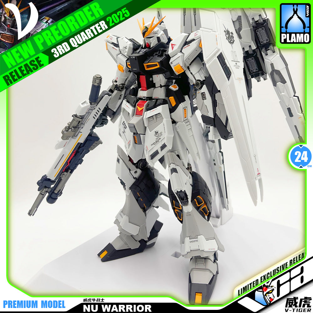 V-Tiger 威虎牛战士 RX-93 Nu Gundam Master Grade MG Metal Build Structure Model Action Figure Kit VCA Singapore