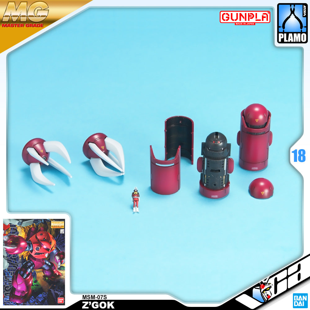Bandai Gunpla Master Grade 1/100 MG MSM-07S Z'GOK Plastic Model Toy VCA Gundam Singapore