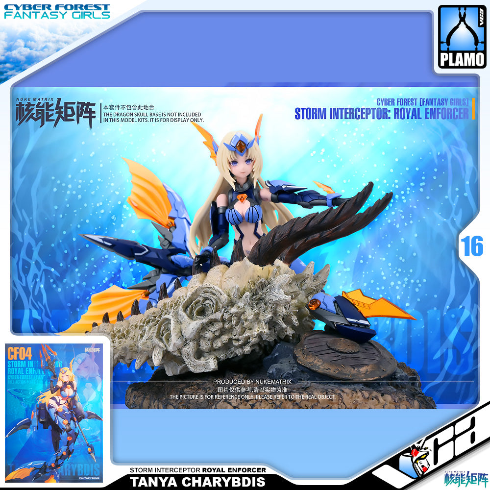 Nuke Matrix Tanya Charybdis CF04 Mermaid Plastic Model Action Toy VCA Gundam Singapore