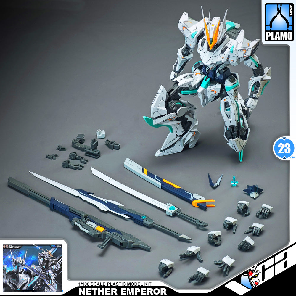 SNAA 1/100 Nether Emperor 冥皇 Master Grade MG Action Figure Mecha Plamo Kit VCA Gundam Singapore