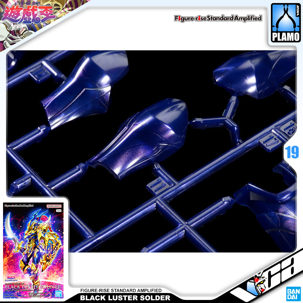 Bandai Figure-rise Standard Amplified Black Luster Soldier Yu-Gi-Oh! Plastic Model Action Figure Toy Kit VCA Gundam Singapore