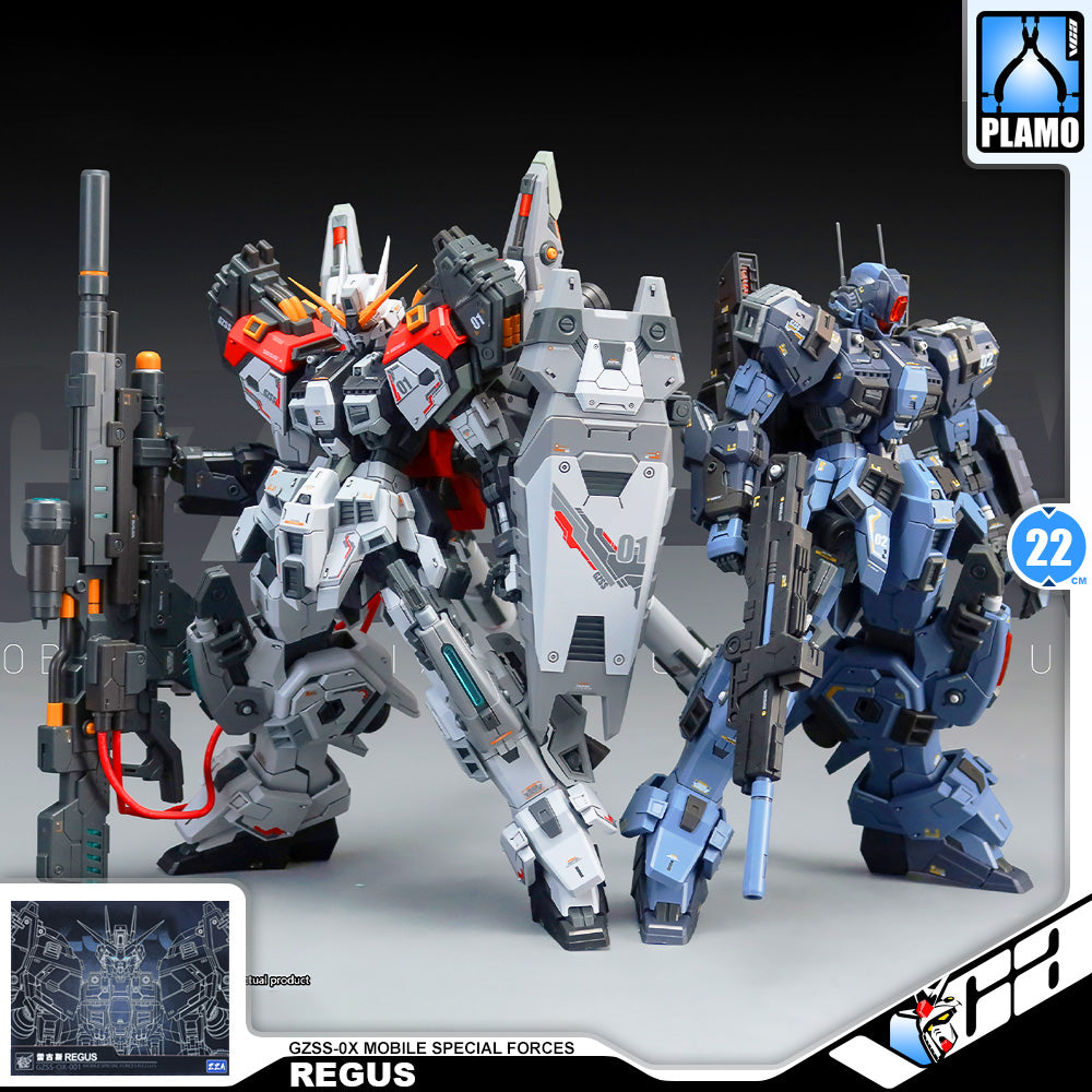 ZZA Regus 雷古斯 Action Figure Model Toy Mechapla Kit VCA Gundam Singapore