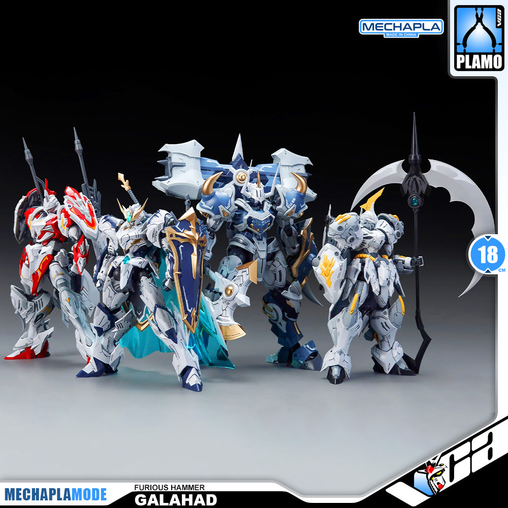 SNAA The Round Table Knights Furious Warhammer Galahad Action Figure Model Toy Kit Real Grade RG VCA Gundam Singapore