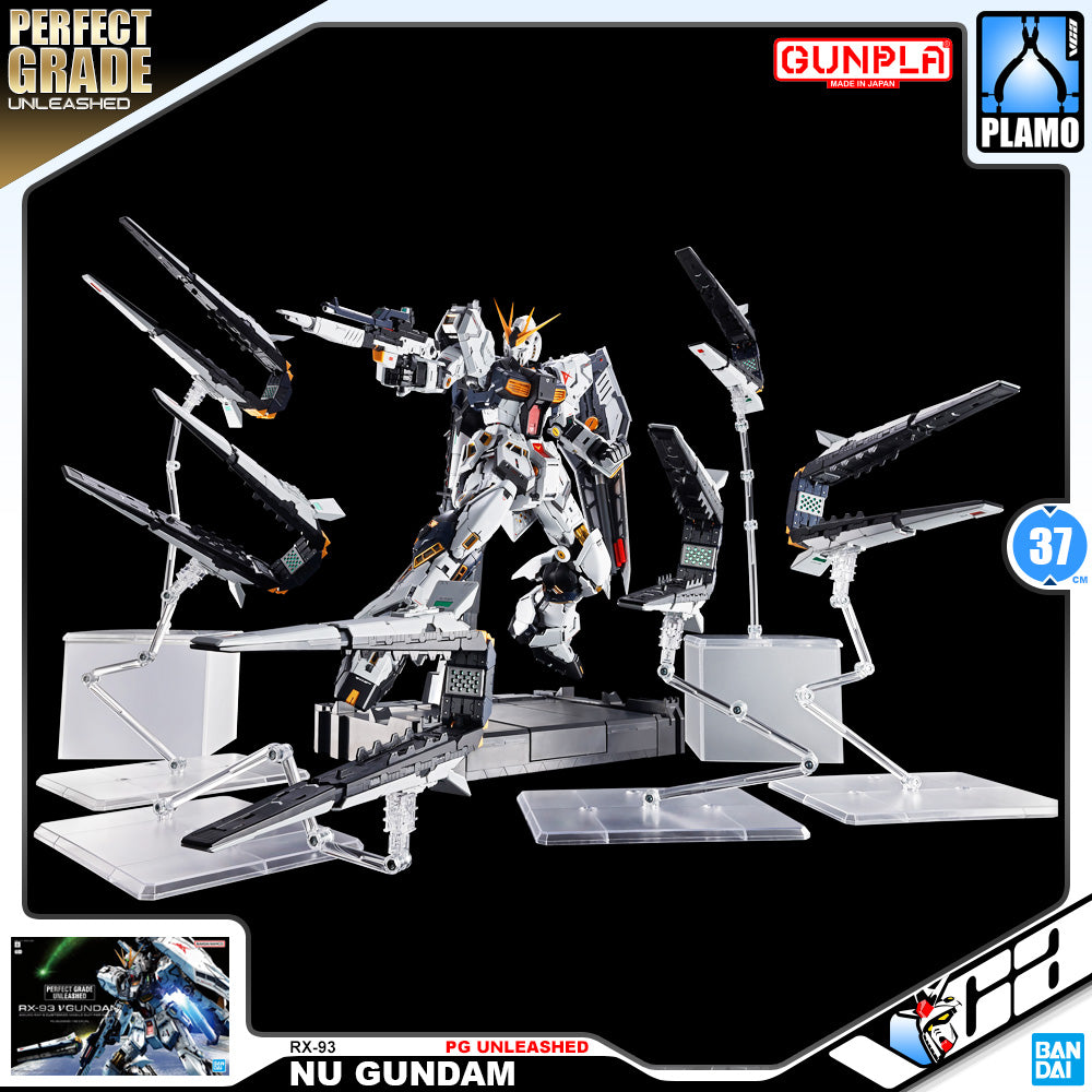 Bandai Gunpla Perfect Grade Unleashed PGU 1/60 PG RX-93 Nu Gundam Action Figure Model Toy Kit VCA Singapore