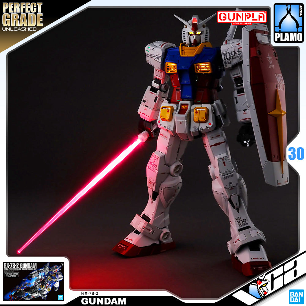 Bandai Gunpla Perfect Grade UNLEASHED PGU RX-78-2 GUNDAM PLASTIC MODEL ACTION TOY VCA SINGAPORE