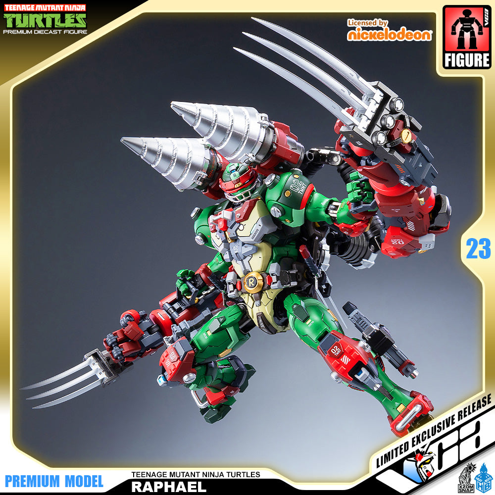 Heat Boys Nickelodeon Teenage Mutant Ninja Turtles Raphael Mecha Metal Structure Premium Action Figure VCA Gundam Singapore