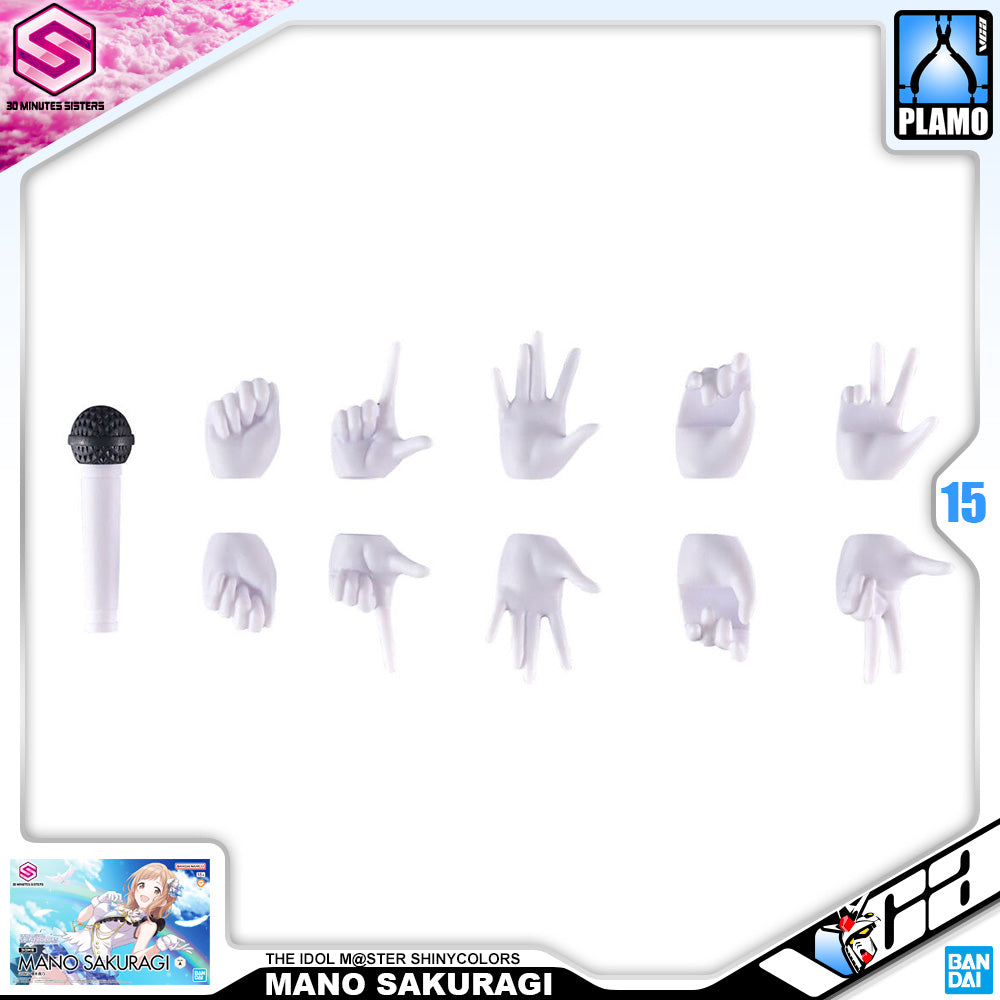 Bandai 30 Minutes Sisters 30MS Mano Sakuragi Cute Pretty Mecha Girl Action Toy VCA Gundam Singapore