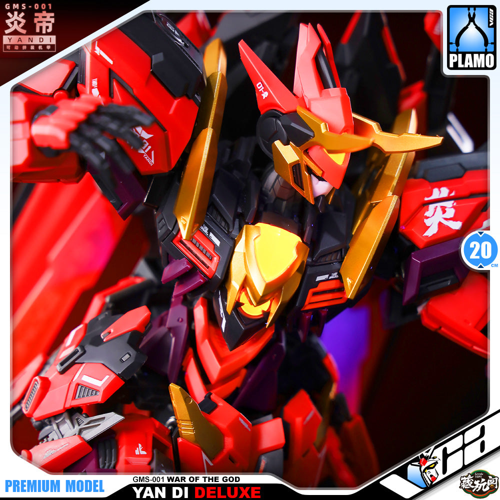 Cang-Toys 藏玩阁 Master Grade 1/100 MG Yan Di 炎帝 Deluxe Version Plastic Model Action Toy Kit VCA Gundam Singapore