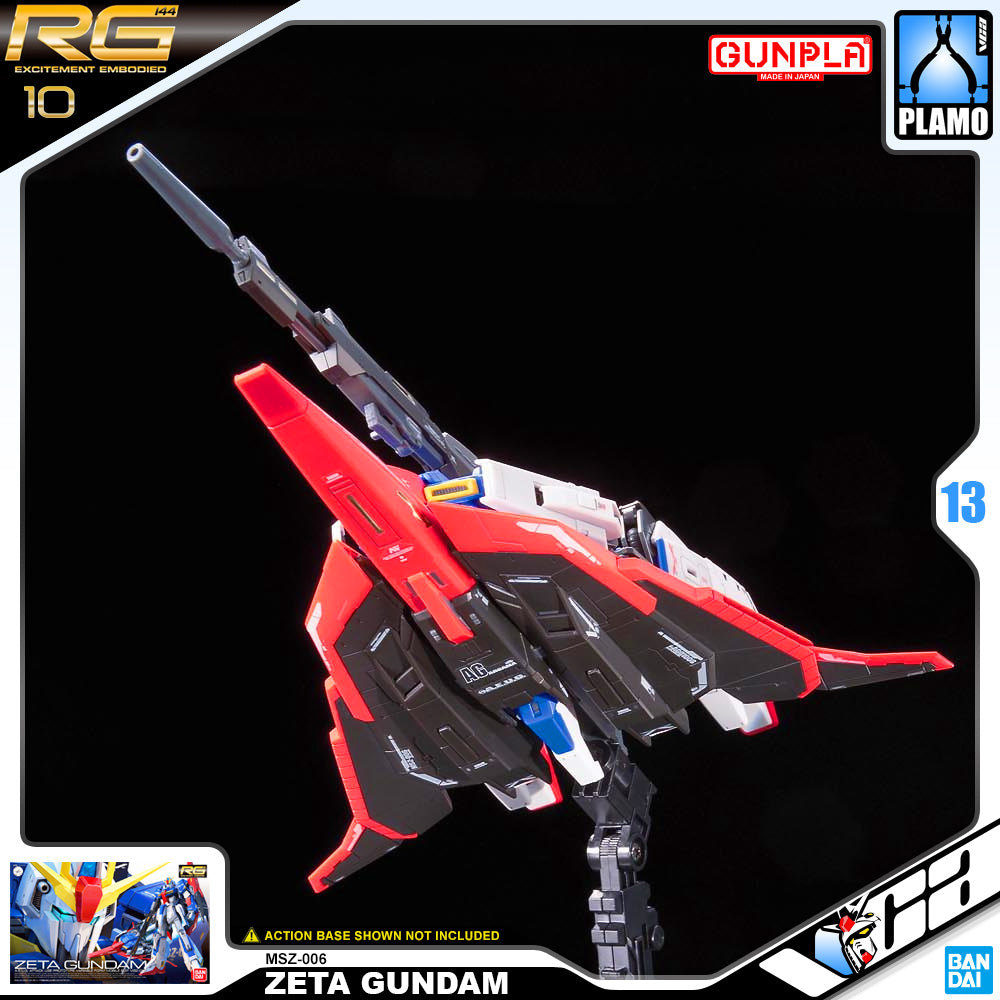 Bandai Gunpla Real Grade MSZ-006 Zeta Gundam Action Figure Toy Model Kit VCA Singapore