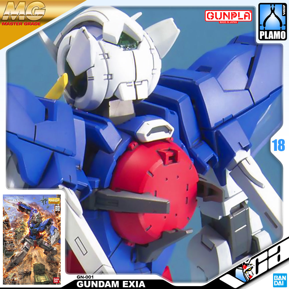 Bandai Gunpla Master Grade MG 1/100 GN-001 Gundam Exia Action Figure Model Toy VCA Singapore