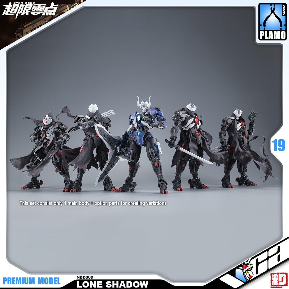 Hemoxian 超限零点 NBD009 Lone Shadow 孤影 Plastic Model Action Toy Kit VCA Gundam Singapore