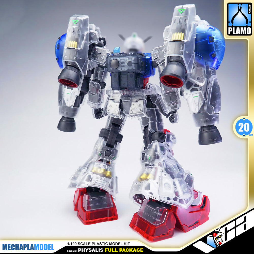 Solomon 所罗门模玩 RX-78GP02A Gundam Physalis MLRS Mechanical Clear Full Package Master Grade MG Action Figure Model Toy Kit VCA Singapore
