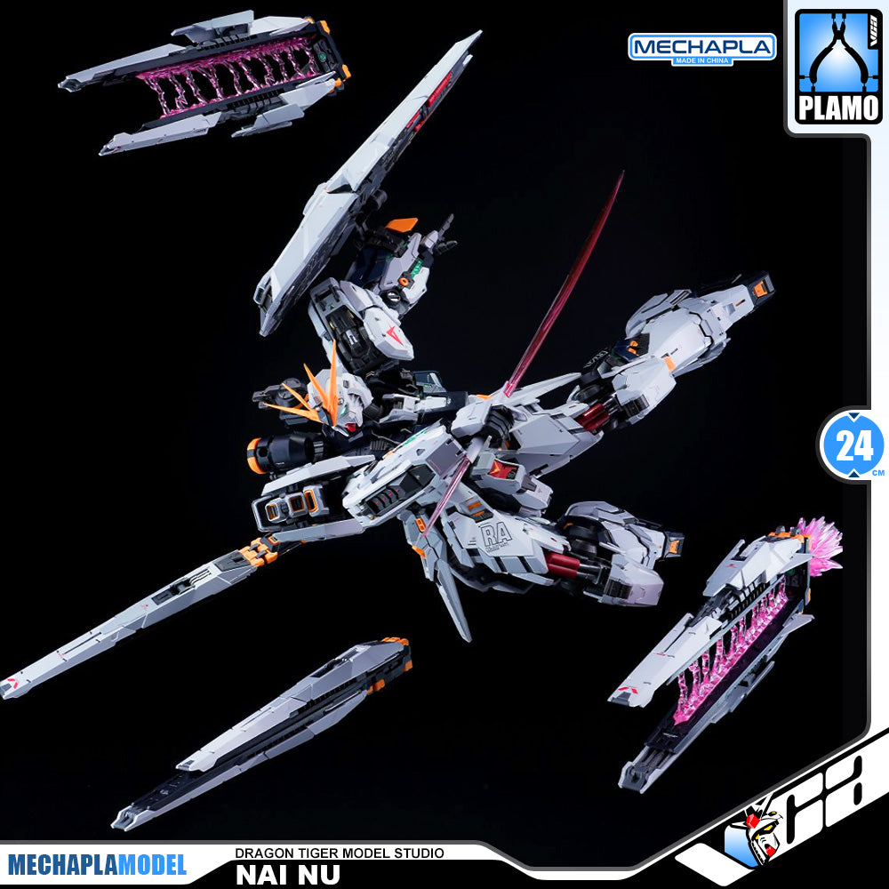 Dragon Tiger Model 龙虎模型 1/100 RX-93 Nai Nu 奶牛 GK Version Full Package Action Figure Mecha Model Toy Kit VCA Gundam