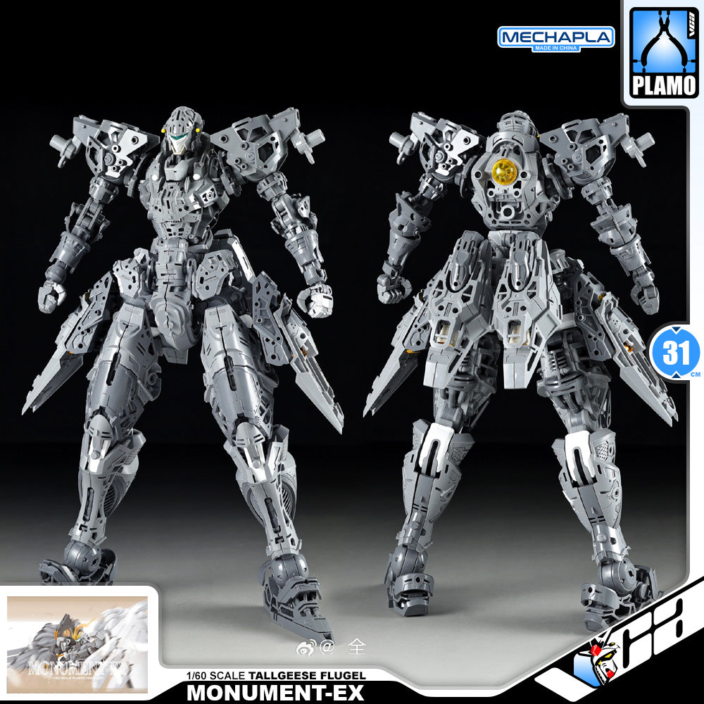 Strange Works 奇怪工作室 Monument-EX 丰碑F型 Tallgeese Flugel Perfect Grade 1/60 Action Figure Mechapla Model Toy Kit VCA Gundam Singapore