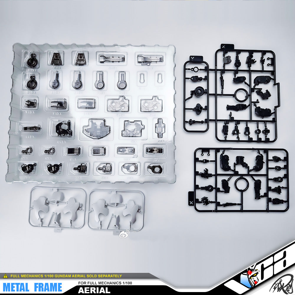 Iron Toys® 铁创模型 Metal Structure Parts for Full Mechanics Gundam Aerial ...