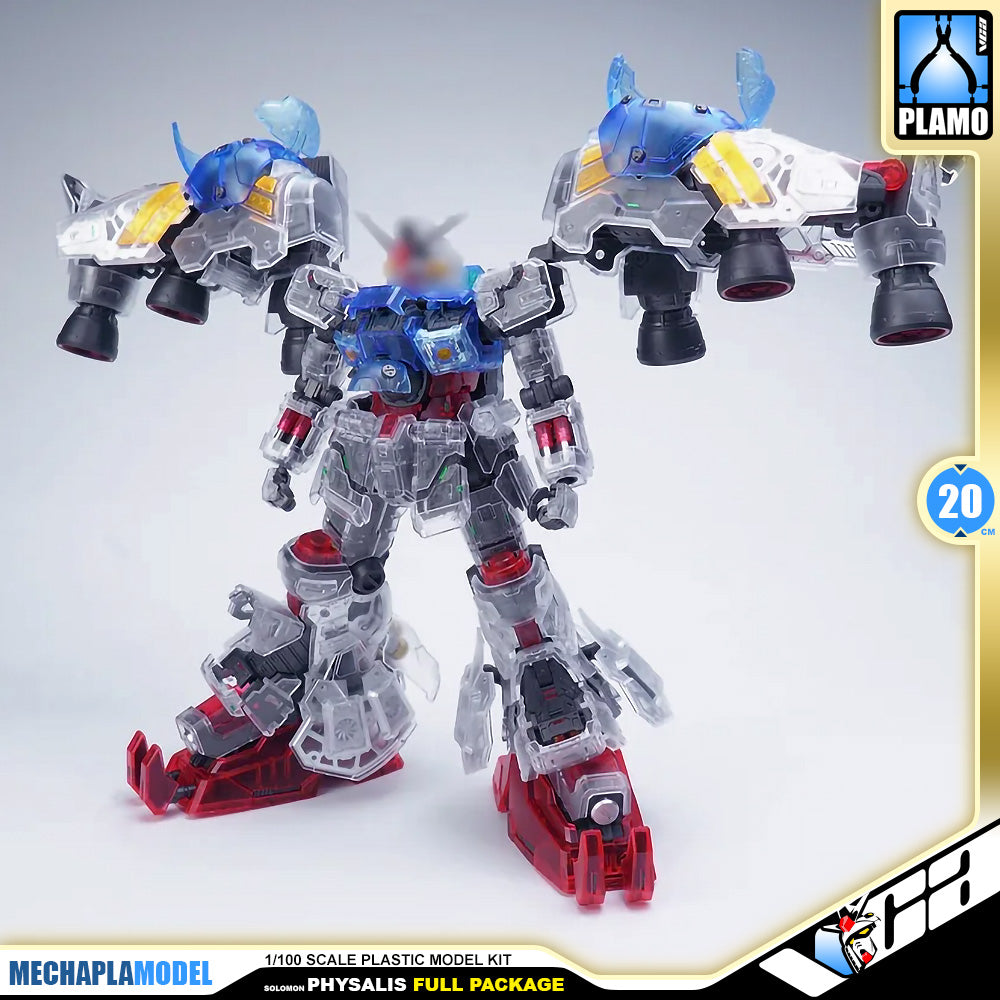 Solomon 所罗门模玩 RX-78GP02A Gundam Physalis MLRS Mechanical Clear Full Package Master Grade MG Action Figure Model Toy Kit VCA Singapore
