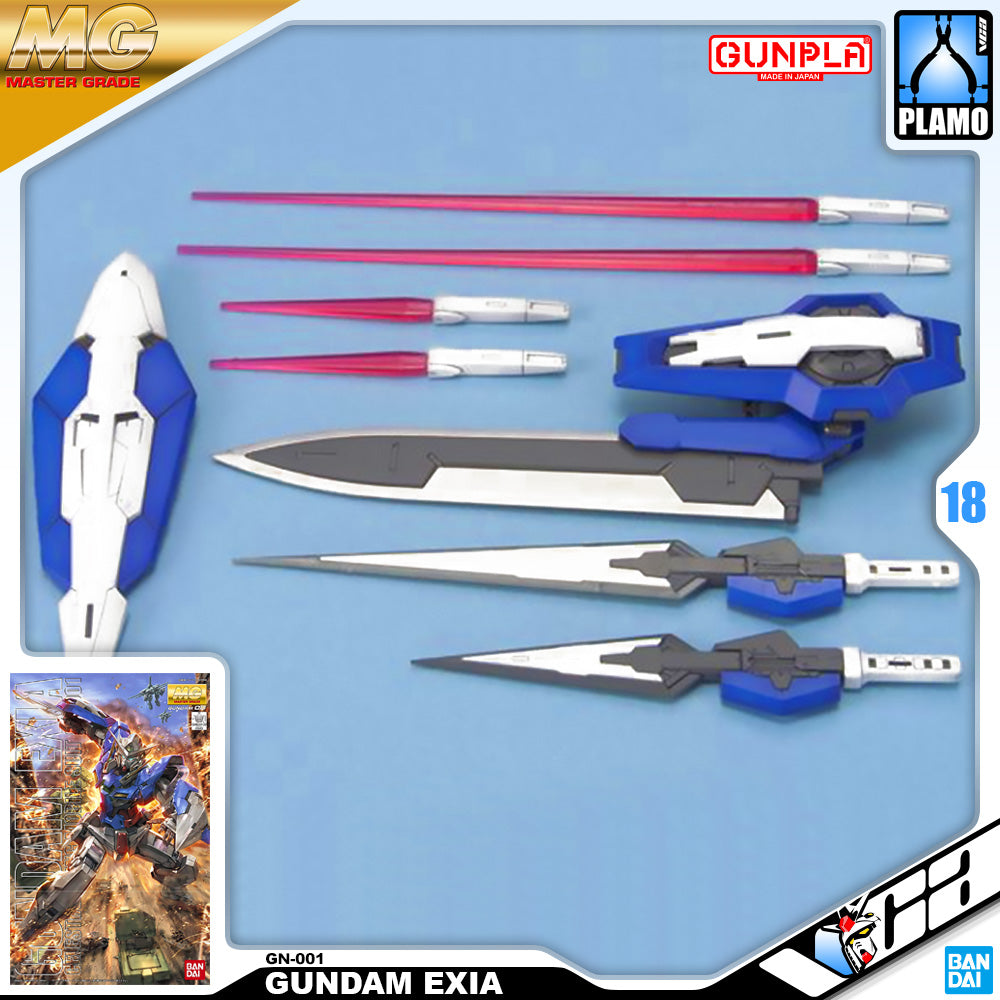 Bandai Gunpla Master Grade MG 1/100 GN-001 Gundam Exia Action Figure Model Toy VCA Singapore