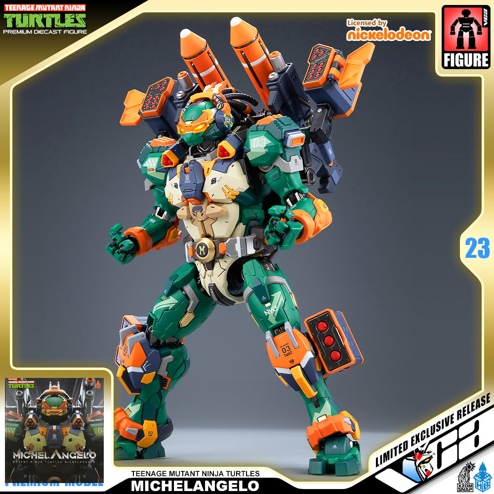 Heat Boys Snap Design Nickelodeon Teenage Mutant Ninja Turtles Michelangelo Mecha VCA Gundam Singapore