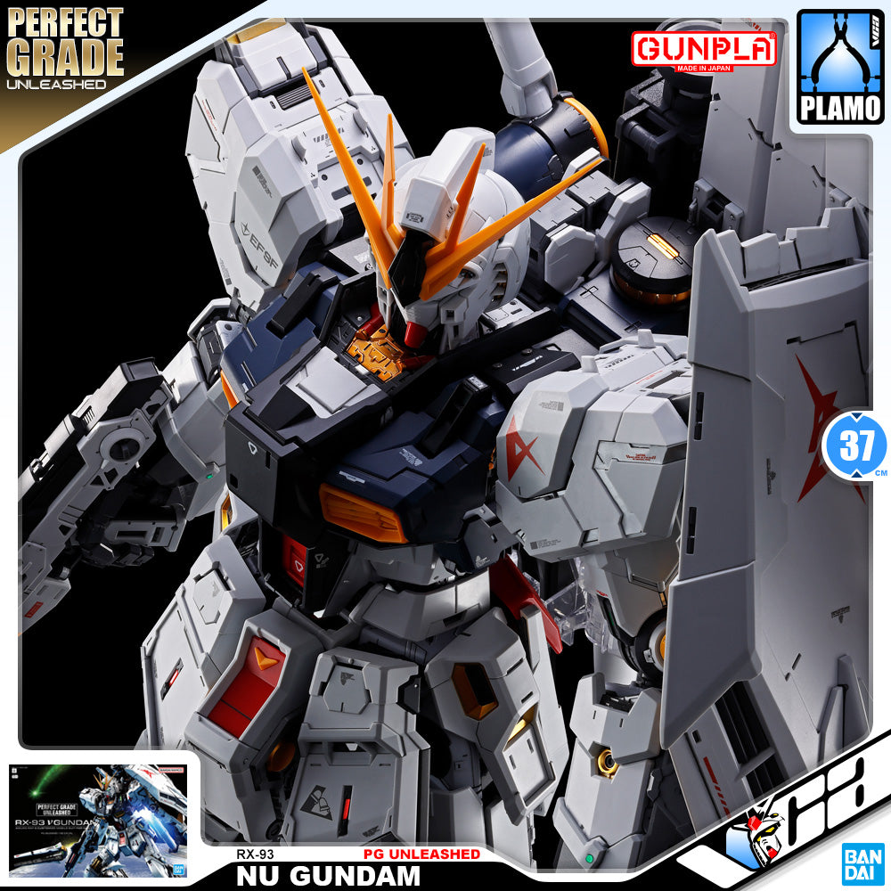 Bandai Gunpla Perfect Grade Unleashed PGU 1/60 PG RX-93 Nu Gundam Action Figure Model Toy Kit VCA Singapore