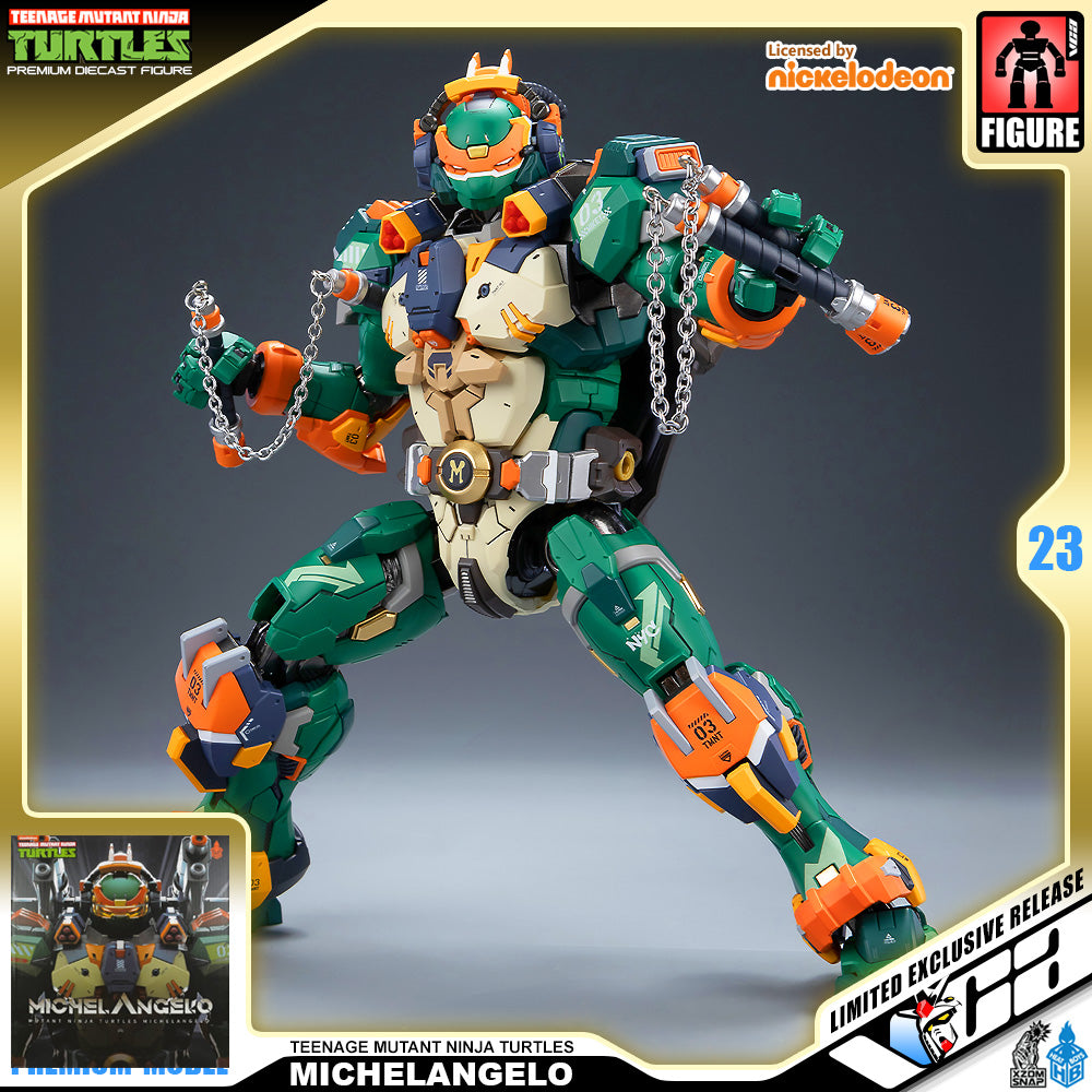 Heat Boys Snap Design Nickelodeon Teenage Mutant Ninja Turtles Michelangelo Mecha VCA Gundam Singapore