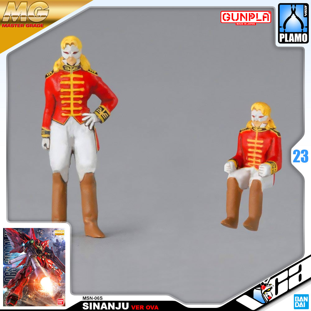 Bandai Gunpla Master Grade 1/100 MG MSN-06S SINANJU Ver OVA Plastic Model Toy VCA Gundam Singapore