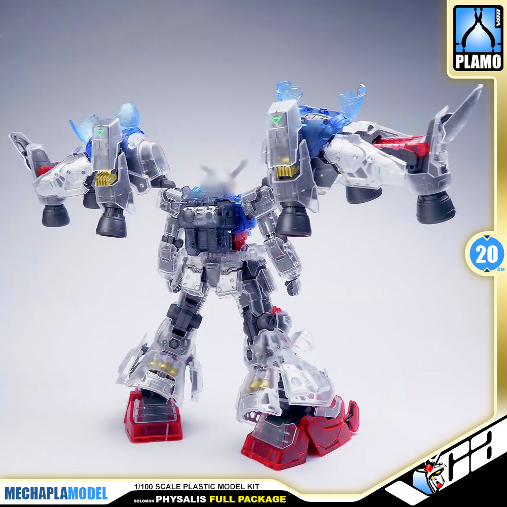 Solomon 所罗门模玩 RX-78GP02A Gundam Physalis MLRS Mechanical Clear Full Package Master Grade MG Action Figure Model Toy Kit VCA Singapore