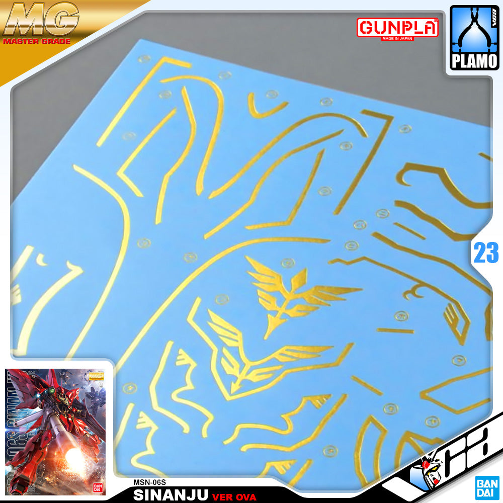 Bandai Gunpla Master Grade 1/100 MG MSN-06S SINANJU Ver OVA Plastic Model Toy VCA Gundam Singapore