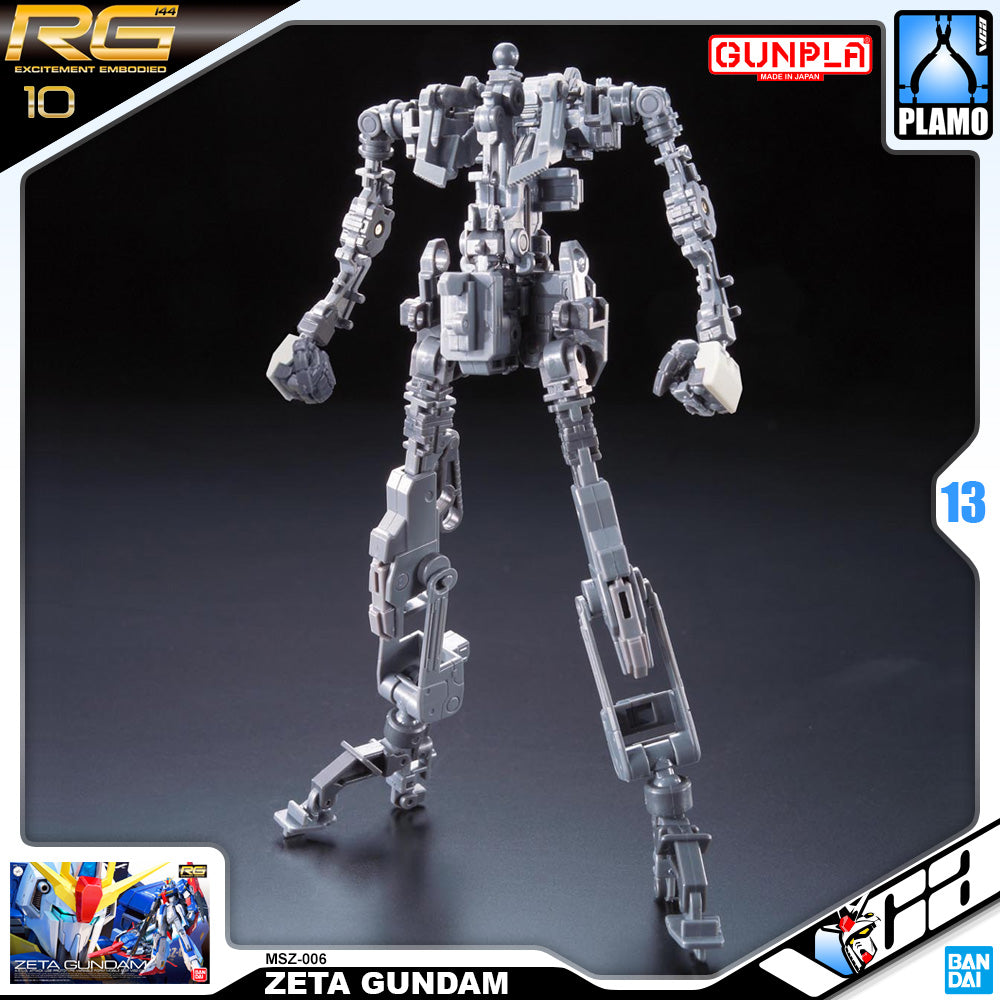 Bandai Gunpla Real Grade MSZ-006 Zeta Gundam Action Figure Toy Model Kit VCA Singapore
