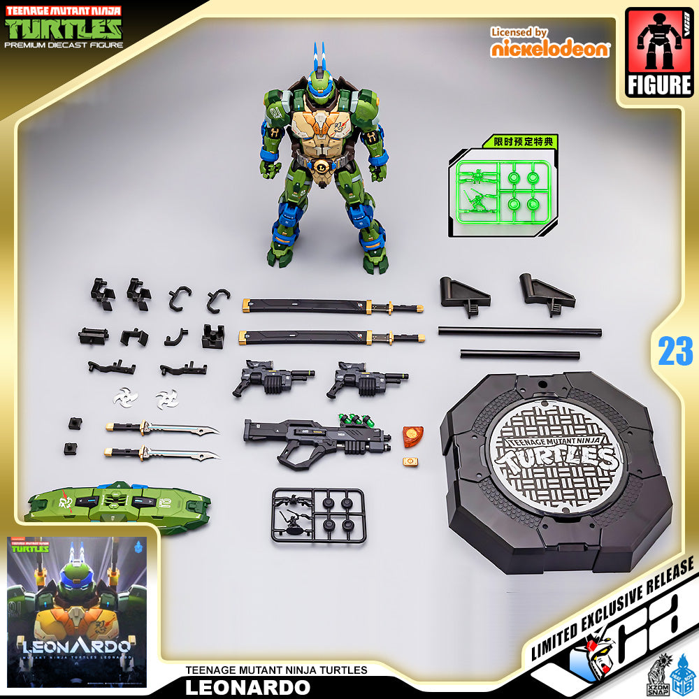 Heat Boys x Snap Design Teenage Mutant Ninja Turtles LEONARDO MECHA