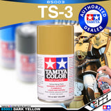 Tamiya 85003 TS-3 Dark Yellow Spray Paint Can 100ml