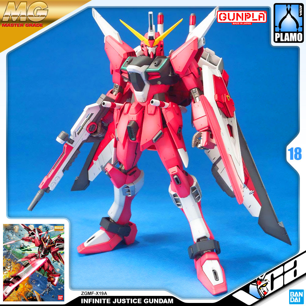 Bandai Gunpla Master Grade 1/100 MG Infinite Justice Gundam Plastic Model Toy VCA Singapore