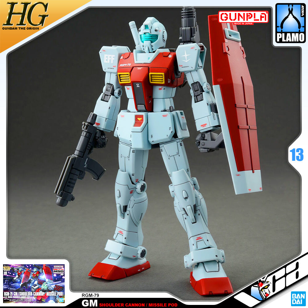 Bandai High Grade The Origin 1/144 HG RGM-79 GM Shoulder Cannon Missile Pod Plastic Action Toy VCA Gundam SingaporeBandai High Grade The Origin 1/144 HG RGM-79 GM Shoulder Cannon Missile Pod Plastic Action Toy VCA Gundam Singapore