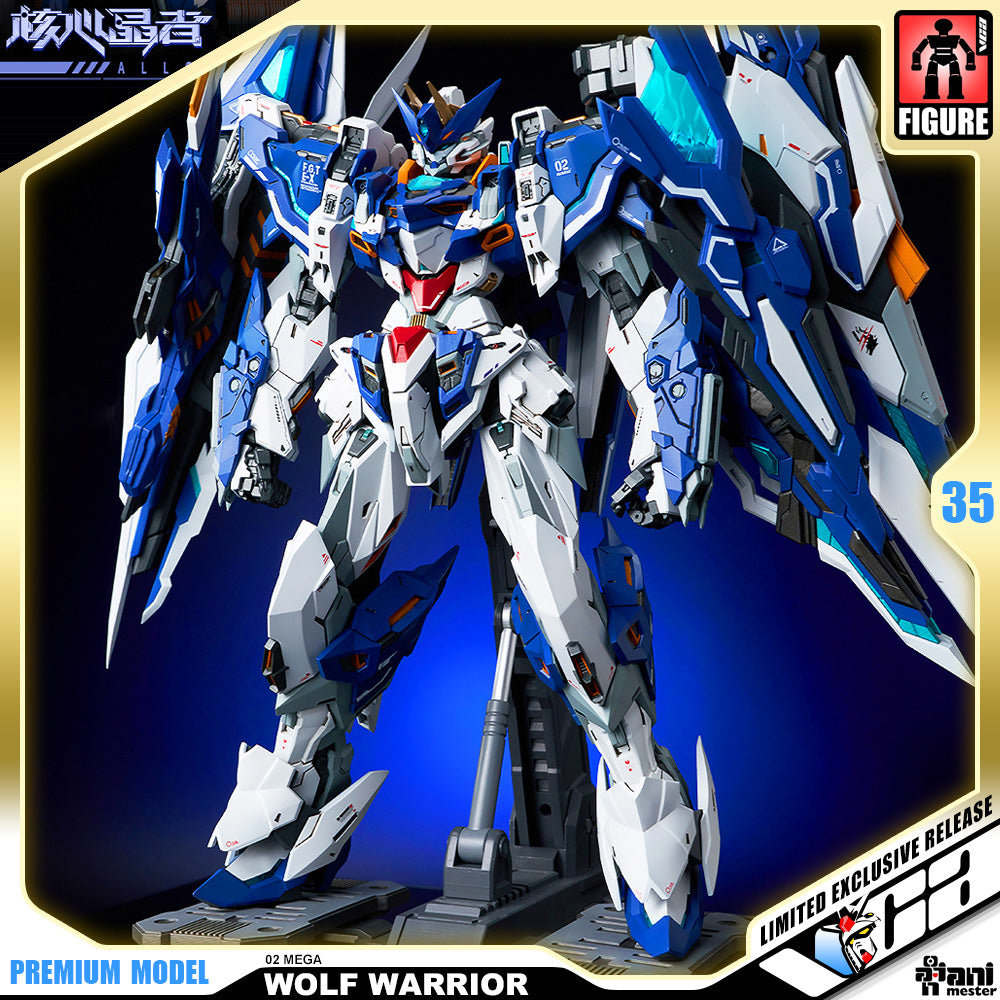 Animester Metal Alloy Structured 1/72 Crystal Envoy Unit 02 Walf Warrior Mega Mode Action Figure VCA Gundam Singapore