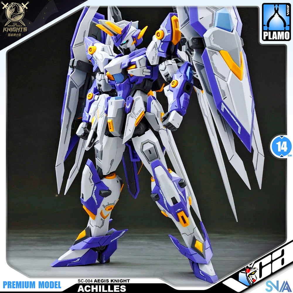 SNAA SC-004 Aegis Knight Achilles Real Grade RG Plastic Model Action Figure Toy Kit VCA Gundam Singapore