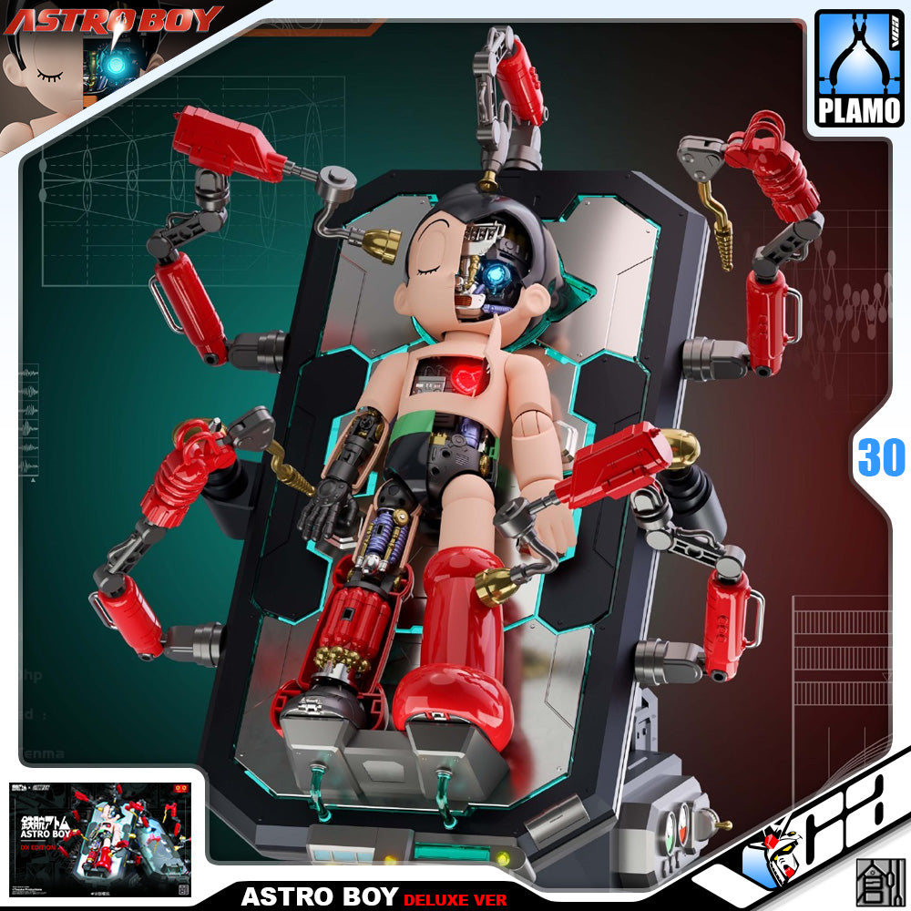 Tron 创模玩 Astro Boy 铁壁阿童木 DX版Deluxe Version Plastic Model Kit Toy VCA Gundam Singapore