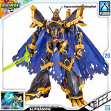 Bandai Figure Rise Standard Amplified Alphamon Vaccine Plastic Model Action Toy Kit VCA Gundam Singapore