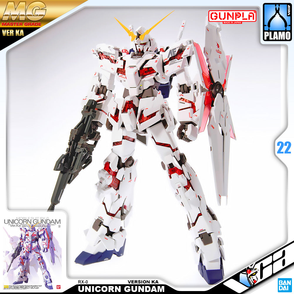 Bandai® Gunpla Master Grade 1/100 MG RX-0 Unicorn Gundam Ver Ka – VCA ...